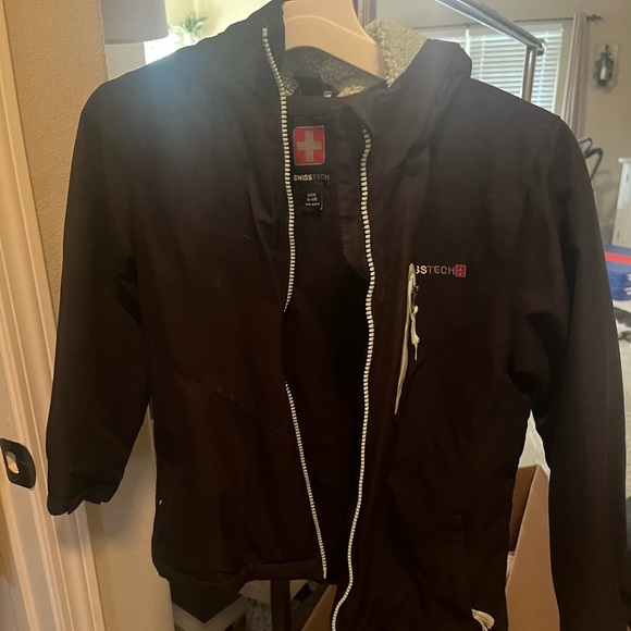 Black Swiss Tech Child’s Jacket - Picture 1 of 1